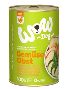 WOW Pur 6 x 400 g - 100% Gemüse & Obst