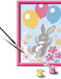 Ravensburger Malen nach Zahlen Fliegendes Häschen, Made in Europe