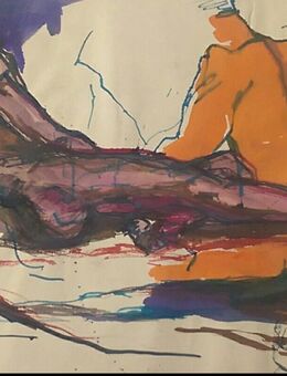 "The Talk" von Ji Xu 1992 60x40cm 1992 - Altensteig