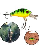 3D Angelköder Fisch mit Doppelte Angelhaken Künstliche Köder Wobbler Kunstköder Raubfisch 8,90€* in 78052