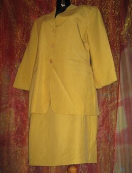 NEU * Apart * edel * Leinen * Kostüm "Blacky Dress" Gr. 40- 42/ M * sonnen- senf- mais- gelb * - Riedlingen