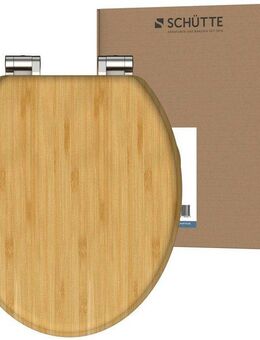 Schütte WC-Sitz NATURAL BAMBOO, aus Bambus Vollholz