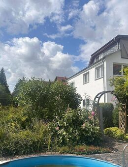 Einfamilienhaus mit traumhaftem Garten, Pavillon, beheizbarem Pool & Garage in Bickenriede - Anrode