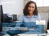 Assistenz der Geschäftsleitung / Büromanagement / Back Office (m/w/d) Teilzeit - Bonn