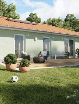 Könnern OT Kirchedlau: Bungalow-Neubau auf 560 qm Baugrundstück - Könnern