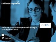 Referent Unternehmensentwicklung & Strategie (m/w/d) - Bielefeld
