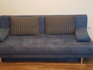 Schlafsofa mit Bettkasten 190 x 90 cm, Farbe blau - Bergisch Gladbach