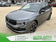 Skoda Kamiq, Monte Carlo Blind-Spot elektr Heckkl LichtAssist Induktiv Laden Frontscheibenheiz Ladeboden vo hi VZE Digi SpurAssist Sunset Spiegel elektr anklappbar 4xEFH Armlehne Connec, Jahr 2022 - Beilngries