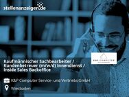 Kaufmännischer Sachbearbeiter / Kundenbetreuer (m/w/d) Innendienst / Inside Sales Backoffice - Wiesbaden