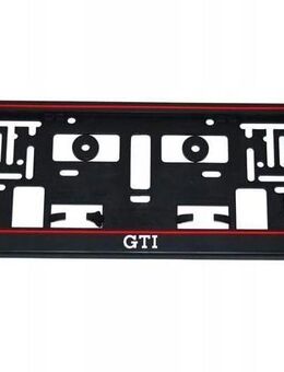 2x ORIGINAL Kennzeichenhalter für VW Volkswagen UV-Druck witterungsbeständig GTI - Wuppertal