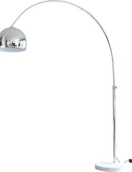 SalesFever Bogenlampe Finn, Dimmer, ohne Leuchtmittel, Höhenverstellbar und mit Dimmschalter