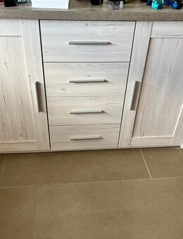 Braun-weiße Kommode/Sideboard in Holzoptik - Langwedel (Niedersachsen)