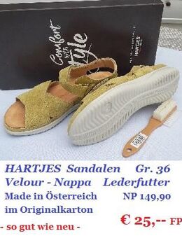 neuwertige Sandalen von HARTJES - Nürnberg