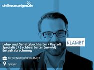 Lohn- und Gehaltsbuchhalter / Payroll Specialist / Sachbearbeiter (m/w/d) Entgeltabrechnung - Speyer