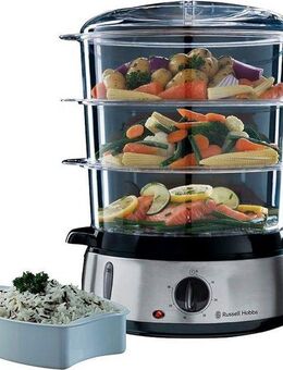 RUSSELL HOBBS Dampfgarer Cook@Home Dampfgarer (19270-56), 800 W