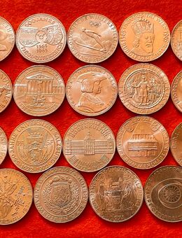 19 x 50 Schilling 1959-1974, Österreich, 321 Gramm Feinsilber - Mannheim