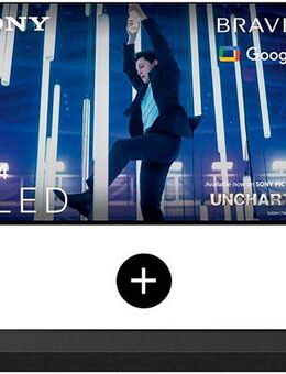 Sony K-65XR80 OLED-Fernseher (164 cm/65 Zoll, 4K Ultra HD, Google TV, Smart-TV, + Bar 8)