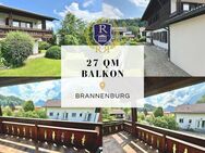 2 Zi. mit rd. 27 qm Süd-Ost Balkon und Bergblick in ruhiger Lage - Brannenburg