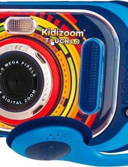 Vtech® Kidizoom Touch 5.0, blau Kinderkamera (5 MP, mit Musik)