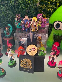 Super Mario 35th Anniversary Premium Medaille Münze Splatoon 2 - Aitrach