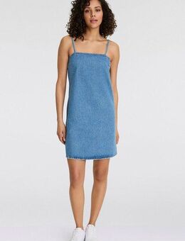 HUGO Blue Jeanskleid Garcy mit Spaghetti Trägern