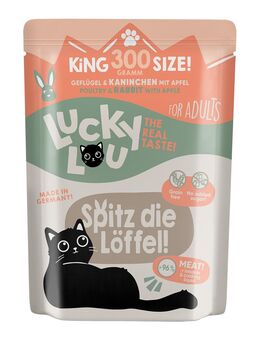 Lucky Lou Adult 6 x 300 g - Geflügel & Kaninchen