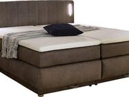 Jockenhöfer Gruppe Boxspringbett Kati erhältlich in der Größe 180x200cm, mit Topper, Bettkasten und höhenvariablen Kopfteil (96 cm - 108 cm)