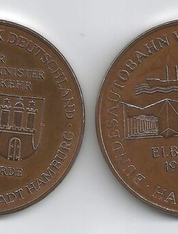 Medaillen Hamburg Elbtunnel 1968-1975 - Bremen