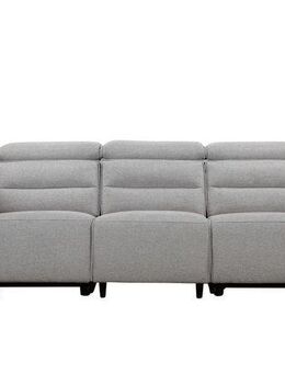 Home affaire 3-Sitzer Carpari, 224cm, manuelle od. elektrische Relaxfunktion in 2 Sitzen, mit USB-A/C, Kopfteilverstellung, Echtleder, Kunstleder, Webstoff