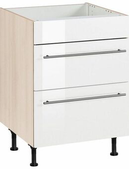 OPTIFIT Kochfeldumbauschrank Bern 60 cm breit, mit 2 Auszügen, mit höhenverstellbare Füße