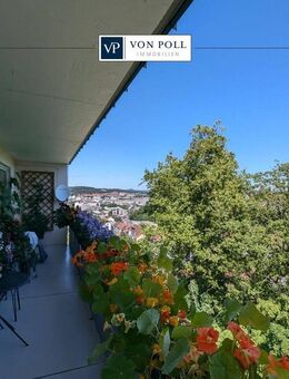 Stilvolle 4-Zimmer-Wohnung mit Panoramablick über Saarbrücken und ins Grüne - Saarbrücken
