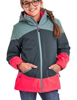 Killtec Outdoorjacke KOW 195 GRLS JCKT Wasserdichte Winterjacke mit Colourblock, verstellbaren Details