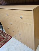 w18) gebrauchte Anrichte Kommode Schrank Buche - Größe 107,5 x 35 x 89 cm (BxTxH) in 31303