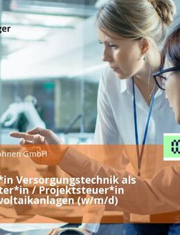 Ingenieur*in Versorgungstechnik als Projektleiter*in / Projektsteuer*in für Photovoltaikanlagen (w/m/d) - München