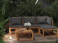 Gartenlounge Gartensofa Olivia Akazienholz Lounge Set - Düsseldorf