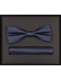 VENTI Fliege VENTI Set aus Fliege und Einstecktuch gemustert