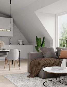 Dachgeschoss-Neubau-Apartment mit Süd-West-Balkon - München