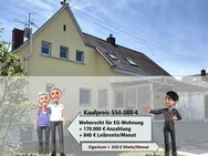 Nur für Kapitalanleger! Zweifamilienhaus auf Rentenbasis für nur 170.000 € + 190 €/Monat erwerben - Grenzach-Wyhlen