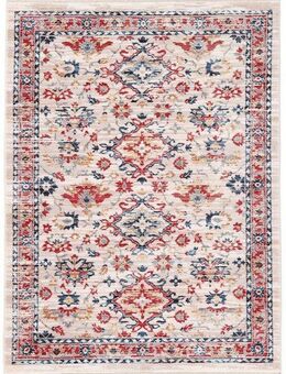 carpetfine Teppich Phoenix, rechteckig, Höhe: 6 mm, Vintage Orient Look, mit Fransen, Wohnzimmer