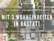 Gepflegtes Reihenendhaus mit 3 Wohneinheiten in Rastatt - Rastatt