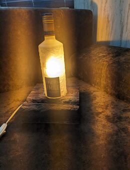 Tischlampe Nachttischlampe Glasflasche - München