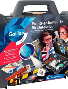 Clementoni® Experimentierkasten Galileo Lab, Ermittler-Koffer für Detektive, Made in Europe