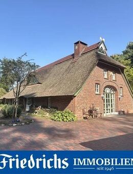 Exklusives und gepflegtes Reetdachanwesen mit Pferdestall in ländlicher Lage von Bad Zwischenahn - Bad Zwischenahn