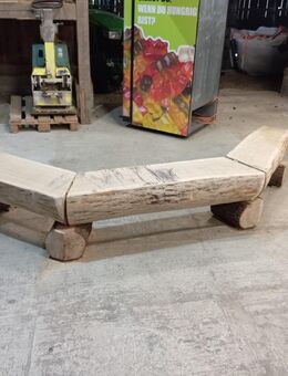 Massivholzbank Eiche Gartenbank massiv - Steinheim (Albuch)