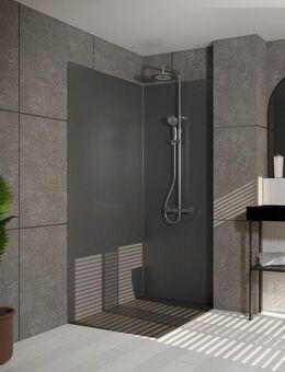 Marwell Duschrückwand Urbanox, (Set, 2-tlg), Set bestehend aus: 2 Paneele 90 x 210 cm