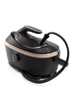 Philips Dampfbügelstation PerfectCare 8000 Series PSG8300/80, Schwarz/Gold, 1,4 ml Wassertank, 3.120 Watt, OptimalTemp & TurboPower-Dampfmotor, 850 gr Dampfstoß