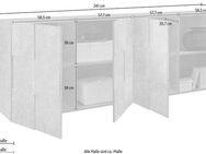 INOSIGN Sideboard Dama Sideboard, grifflos