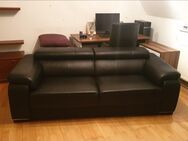 Sofa 2 Sitzer Sofa schwarz 2,10 x 1,00 - Dillingen (Donau)