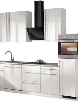 wiho Küchen Küchenzeile Chicago, mit E-Geräten, Gesamtbreite 280 cm