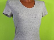 Basic Shirt S 36 Stretchshirt grau Sport T-Shirt Sportshirt Damen - Mühlberg (Elbe)